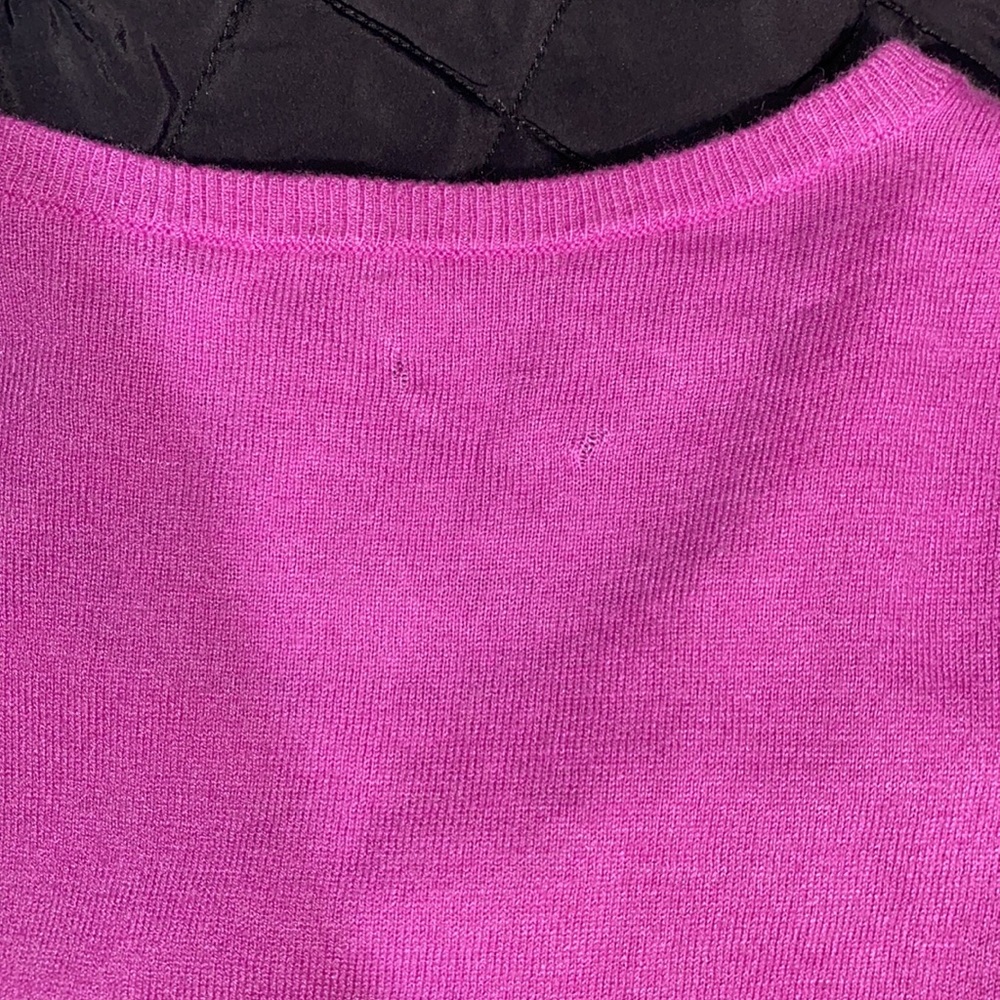Purple dress too with sheer short sleeves - Picture 5 of 6